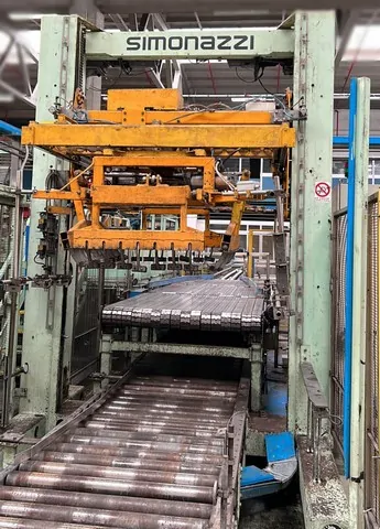 Depallettizzatore Simonazzi Sweep-off basso