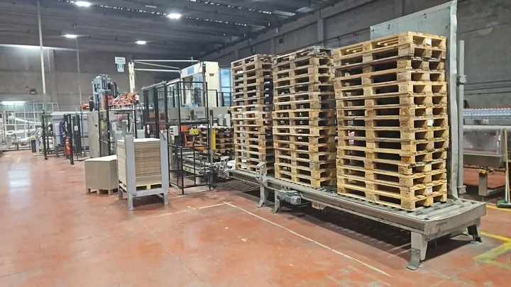 Pallettizzatore Acmi Pallet Rasar PET 2002
