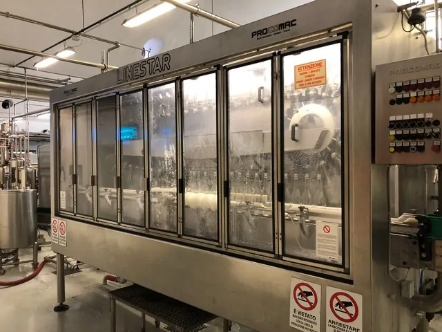 Sciacquatrice Procomac Linestar 20.000 bph